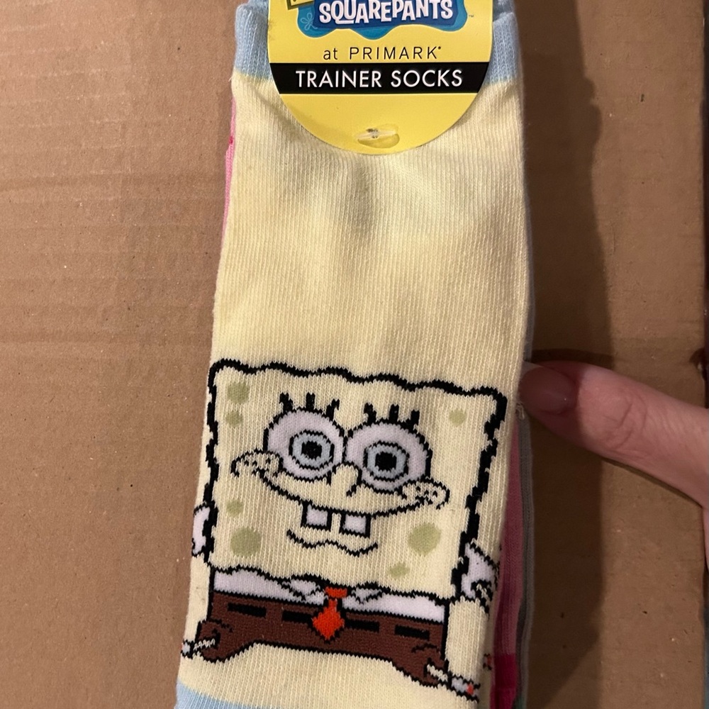 Nickelodeon Yellow SpongeBob Casual Socks